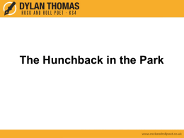 Powerpoint - Dylan Thomas