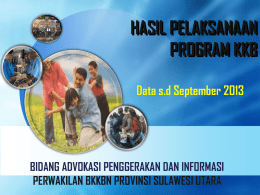 PowerPoint Template - BKKBN | Sulawesi Utara