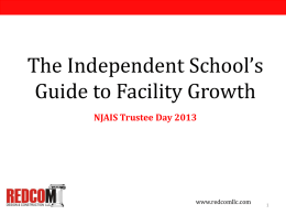 Independent School Facility Growth Presentation
