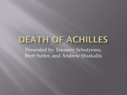 Death of Achilles