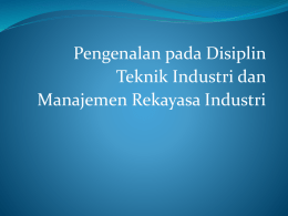 Pengenalan pada Disiplin TI dan MRI
