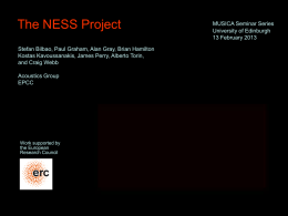 Powerpoint PPT document - MusICA Seminars