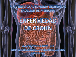 Enfermedad de Crohn - Facultad de Medicina