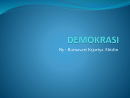 DEMOKRASI - WordPress.com