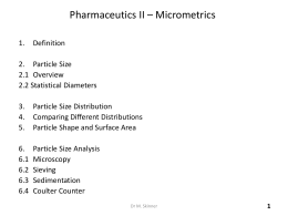 Pharmaceutics II