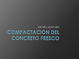 COMPACTACION DEL CONCRETO FRESCO
