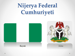 Nijerya Sunum - Coğrafya Bilim