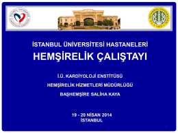 Kardiyoloji Enstitüsü - İstanbul Üniversitesi Hastaneleri