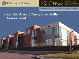 202: The Ansell Casey Life Skills Assessment