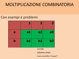 La moltiplicazione combinatoria