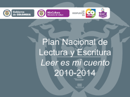 Plan Nacional de Lectura y Bibliotecas PNLB