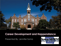 Career By happenstance - the effectiveness group