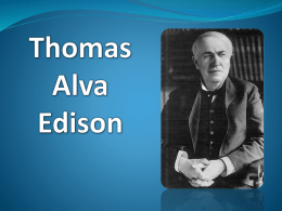 Thomas Alva Edison - Goethe Oberschule