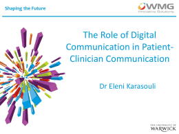 The Role of Digital Communication in Patient