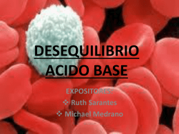 DESEQUILIBRIO ACIDO BASE