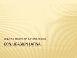 Conjugación Latina