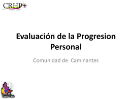 Evaluacion de la Progresion Personal