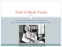Trial of Mark Twain