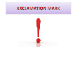 exclamation mark