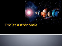 Projet Astronomie (format PPT)