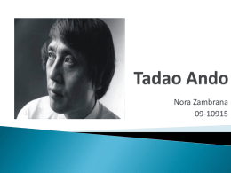 Tadao Ando ppt - econstruction-NZ