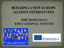 Romanian Educational System