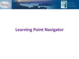 Learning Point Navigator