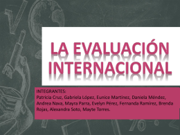 Exposicion Evaluacion internacional