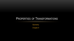 09 Properties of Transformations