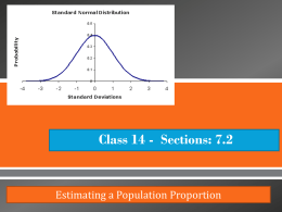 Class 14 - Sections: 7.2