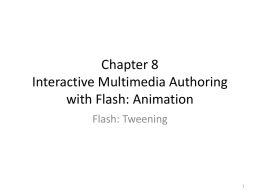 Flash Animation Tweening & Masking