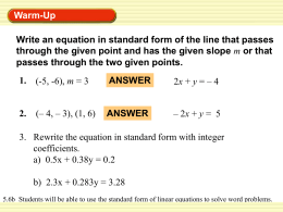 5.6b Word Problems with Standard Form - PMS-Math