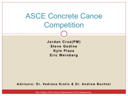 File - ASCE Concrete Canoe Competition