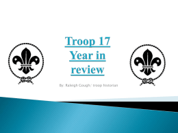 2012 year in review - Boy Scout Troop 17 - Metuchen
