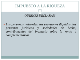 23. Reforma Tributaria 2015