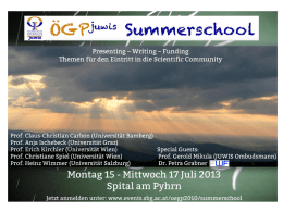 Summerschool_Programm2013