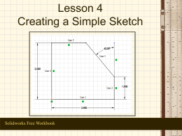 Lesson 4: Creating a Simple Sketch Powerpoint
