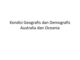 Kondisi Geografis dan Demografis Australia dan