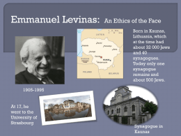 Levinas Powerpoint