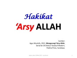 *Arsy ALLAH - WordPress.com