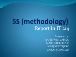 5S (methodology) group 7