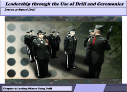 Lesson 3 - Squad Drill