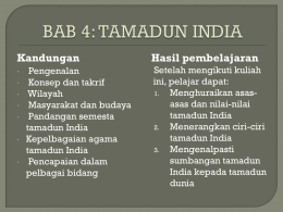 BAB 4 TAMADUN INDIA
