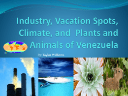 Industry, Vacations, and Climate (Teresa)