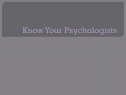 Know Your Psychologists - Mounds View School Websites