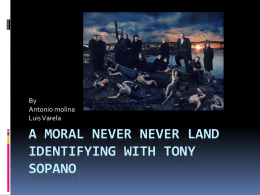 A Moral Never Never Land - AST-TOK