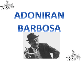 biografia adoniran Barbosa