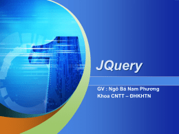 Java - JQuery