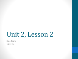 Unit 2, Lesson 2 - Issaquah Connect