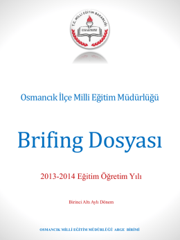 2 - Osmancık İlçe Milli Eğitim Müdürlüğü